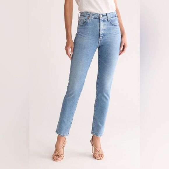 AG Alexxis High Waist Slim Fit Jeans in Athens Size 29 NWT $235 - Picture 1 of 5